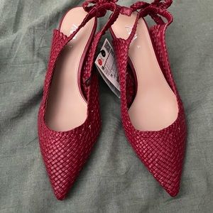 Zara kitten heel shoe